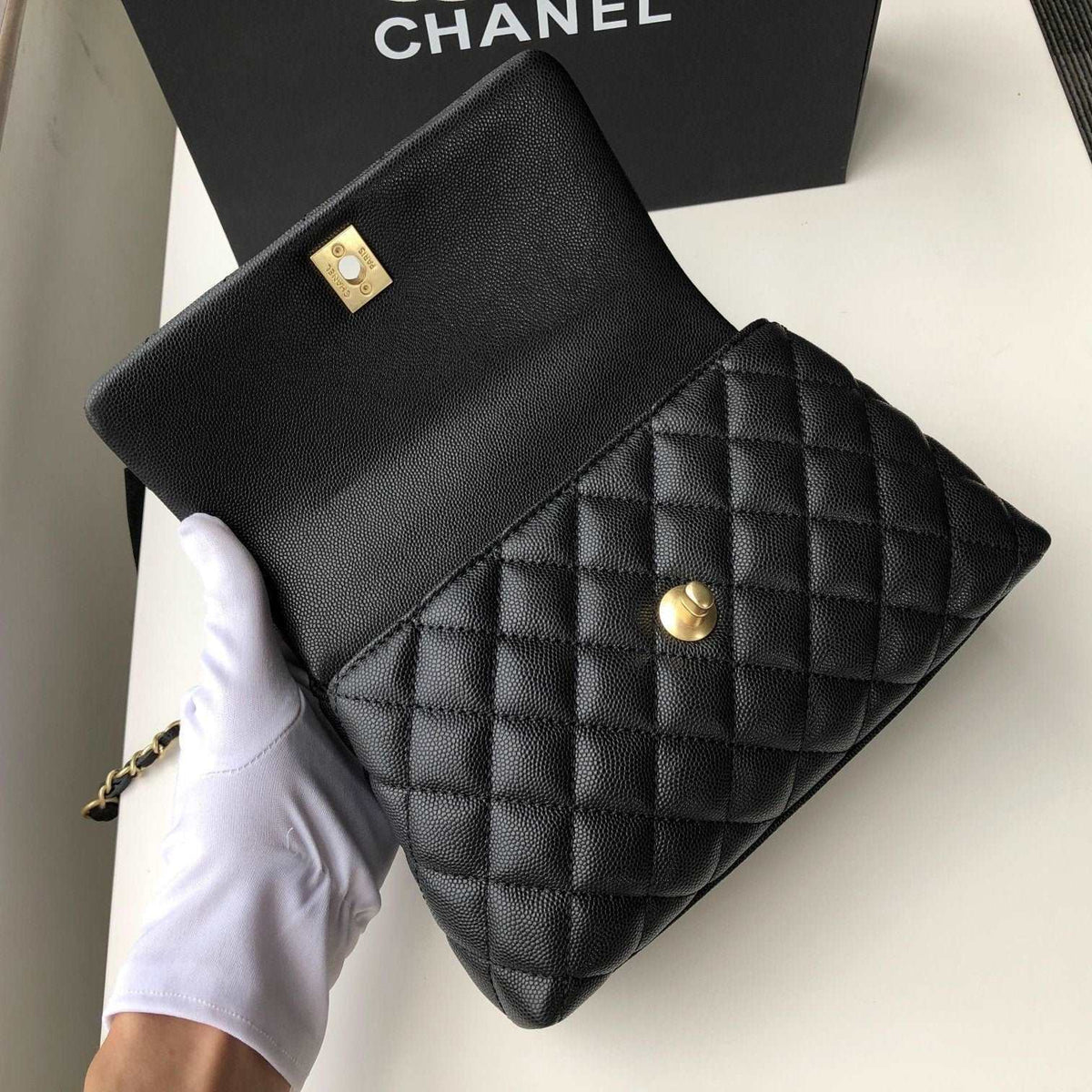 Chanel small flap Bag With Coco Handle