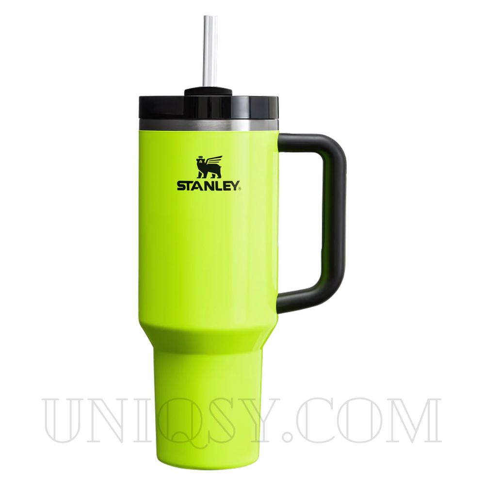 The Quencher 40 OZ Stanley Neon Flowstate Tumbler