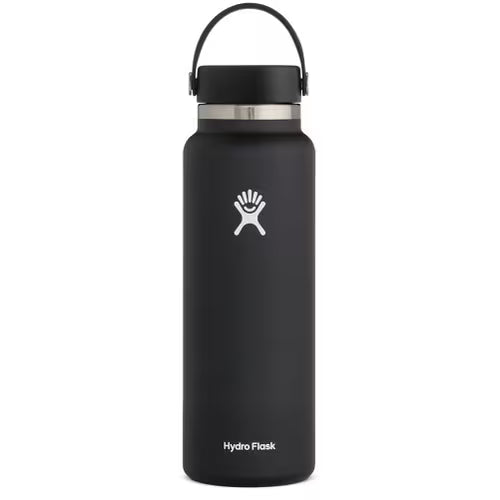 Hydro Flask 40Oz Wide Mouth Flex Cap | Black