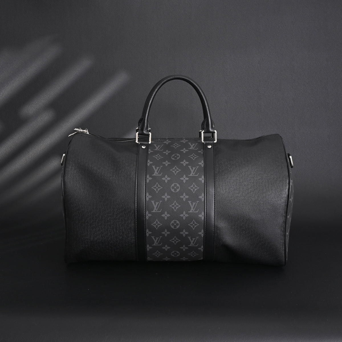 Louis Vuitton Keepall Bandoulière 50 – Monogram Eclipse Canvas Travel Bag