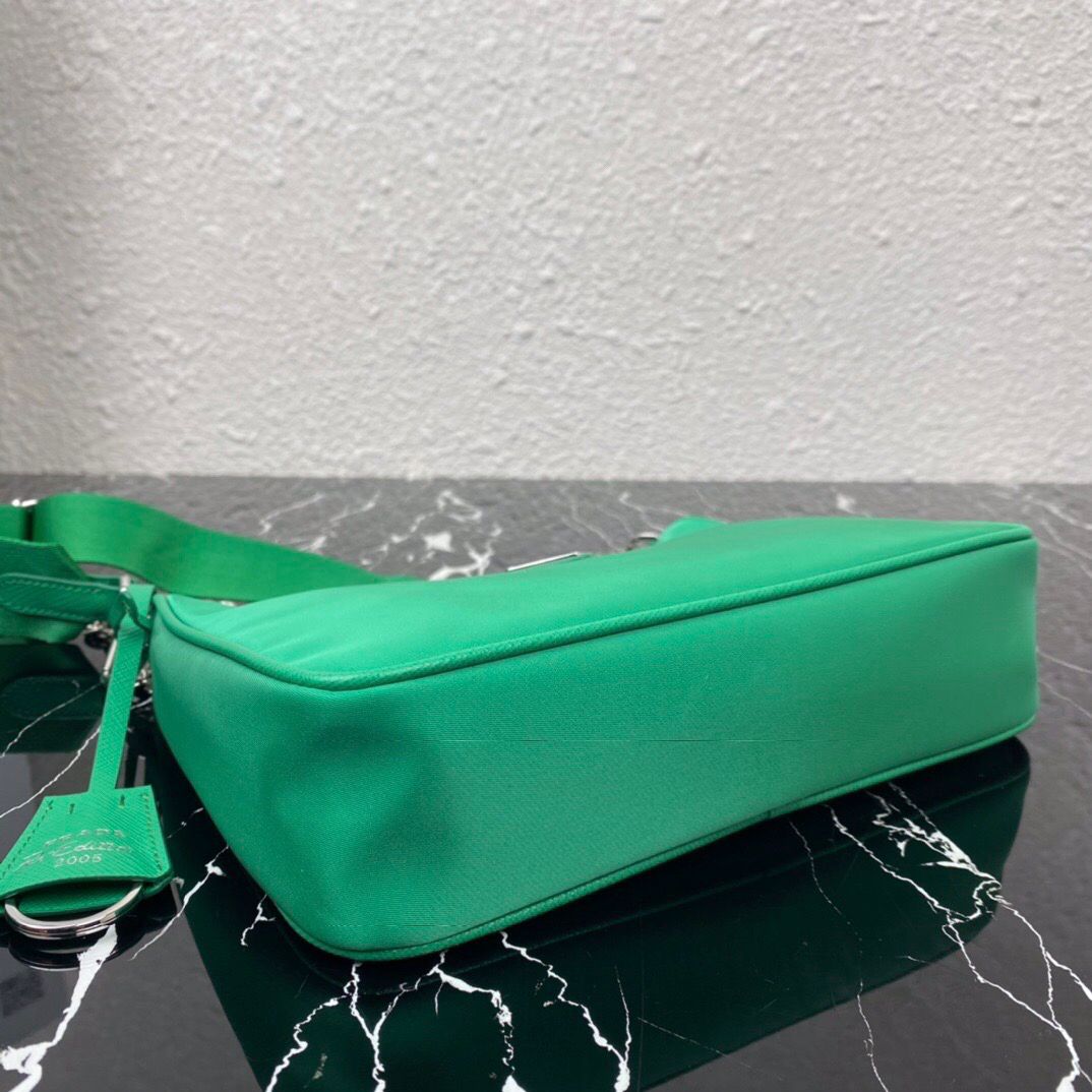 Prada Re-Edition 2005 Nylon Bag mint green