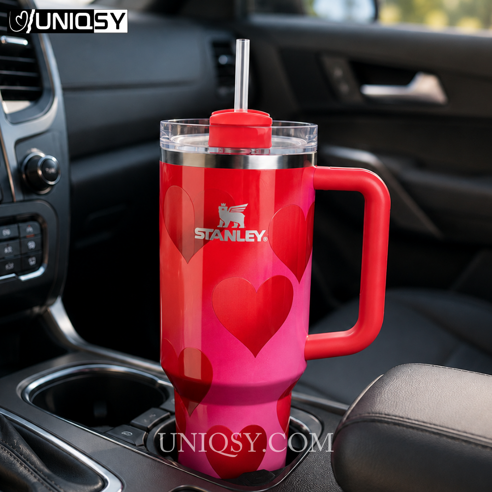 Stanley Rouge Heart Gradient Tumbler 40 OZ - Limited Edition