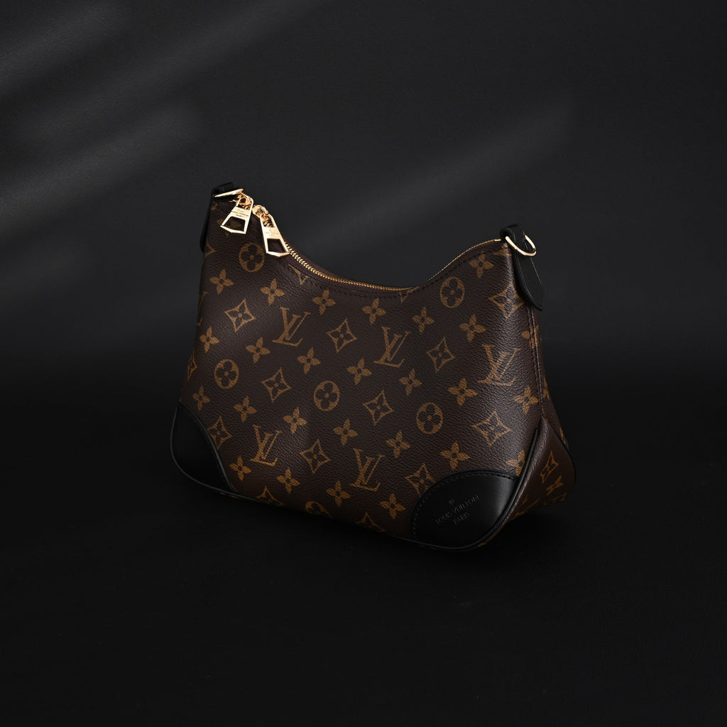 Louis Vuitton Boulogne Monogram Canvas Shoulder Bag – Classic Brown (M45831)